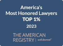 America's Most Honored Lawyers - Top 1%, 2023
