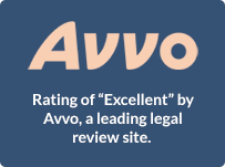 Rating of "Excellent" by Avvo, a leading legal review site.