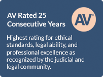 AV Rated 25 consecutive years